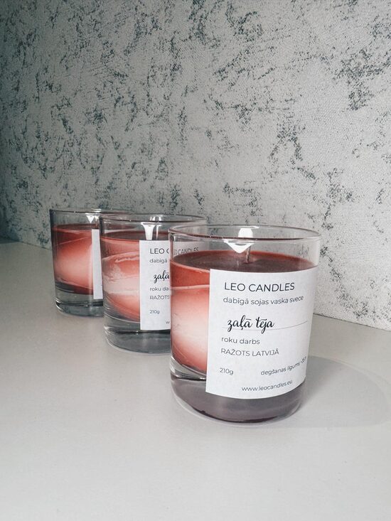 Sojas vaska svece Clear/Latviskā